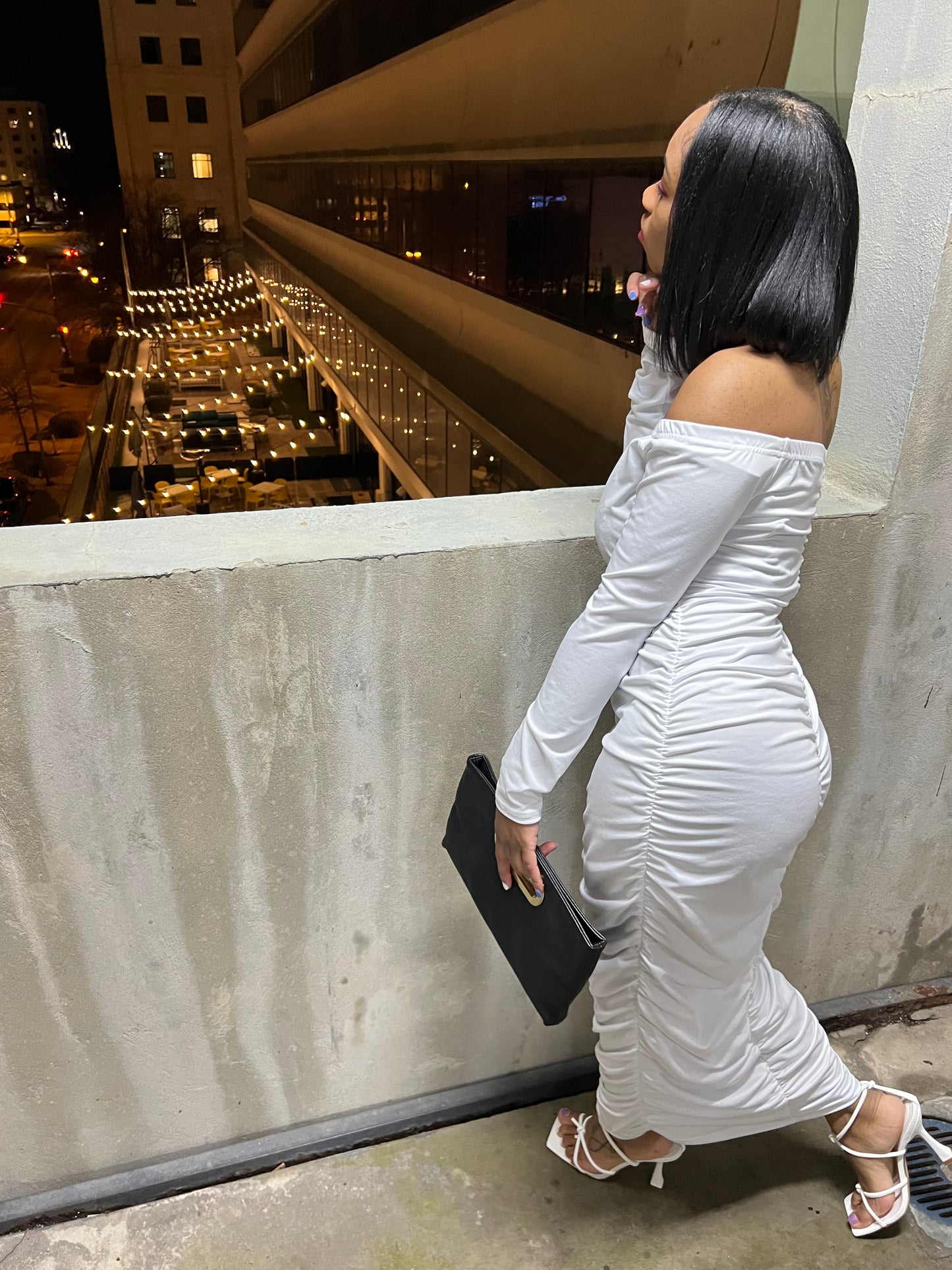 Ruched Bodycon Dress