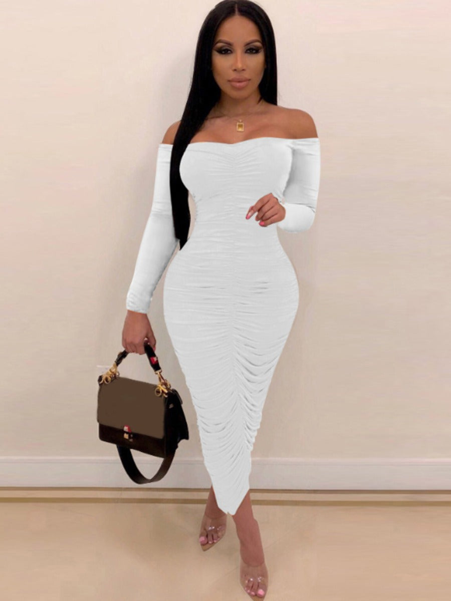 Ruched Bodycon Dress