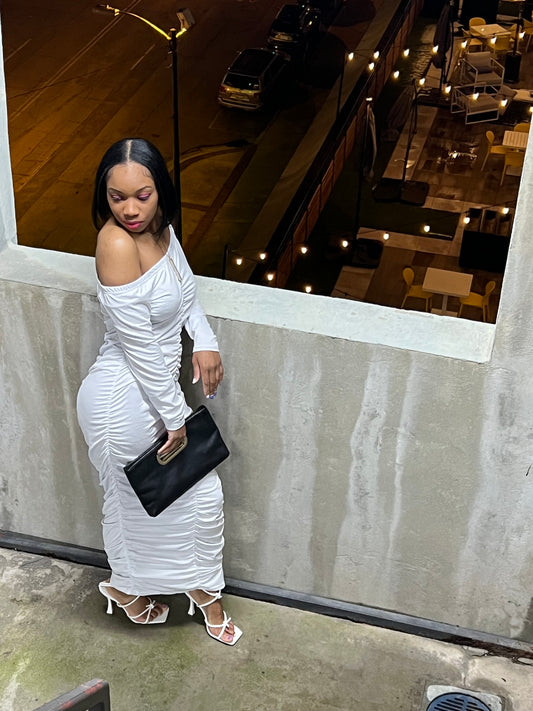 Ruched Bodycon Dress