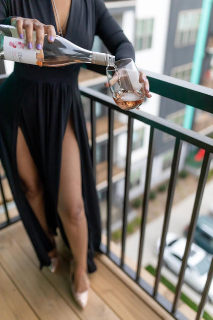 Deep V Dress